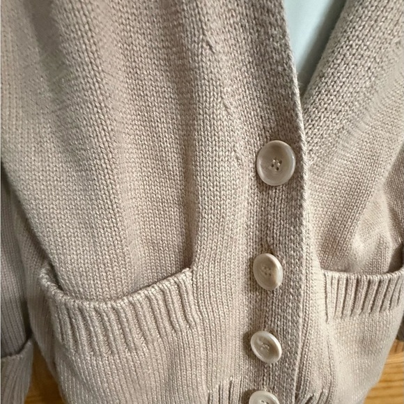Like new pac-sun Love by Lottie Moss Button Front Cardigan camel rose xs - Picture 2 of 5